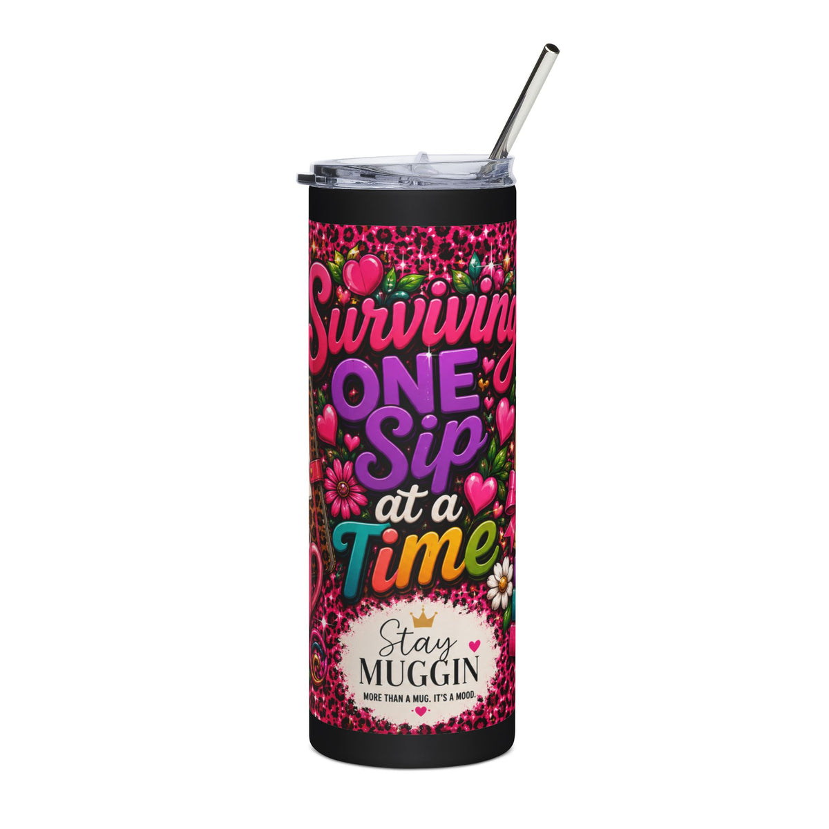 Surviving One Sip at a Time Tumbler