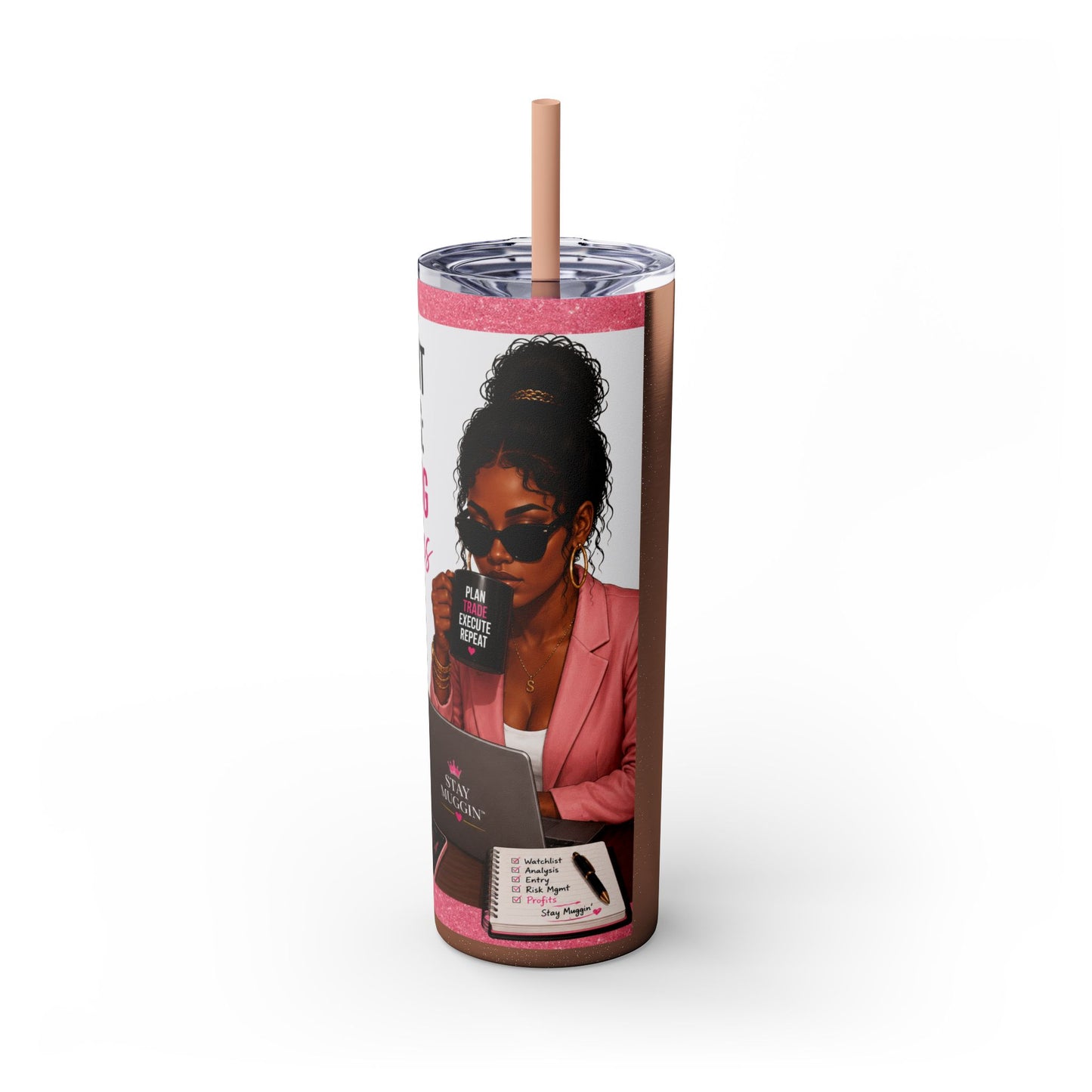 Current Status™: Trading Options Skinny Tumbler | 20 oz