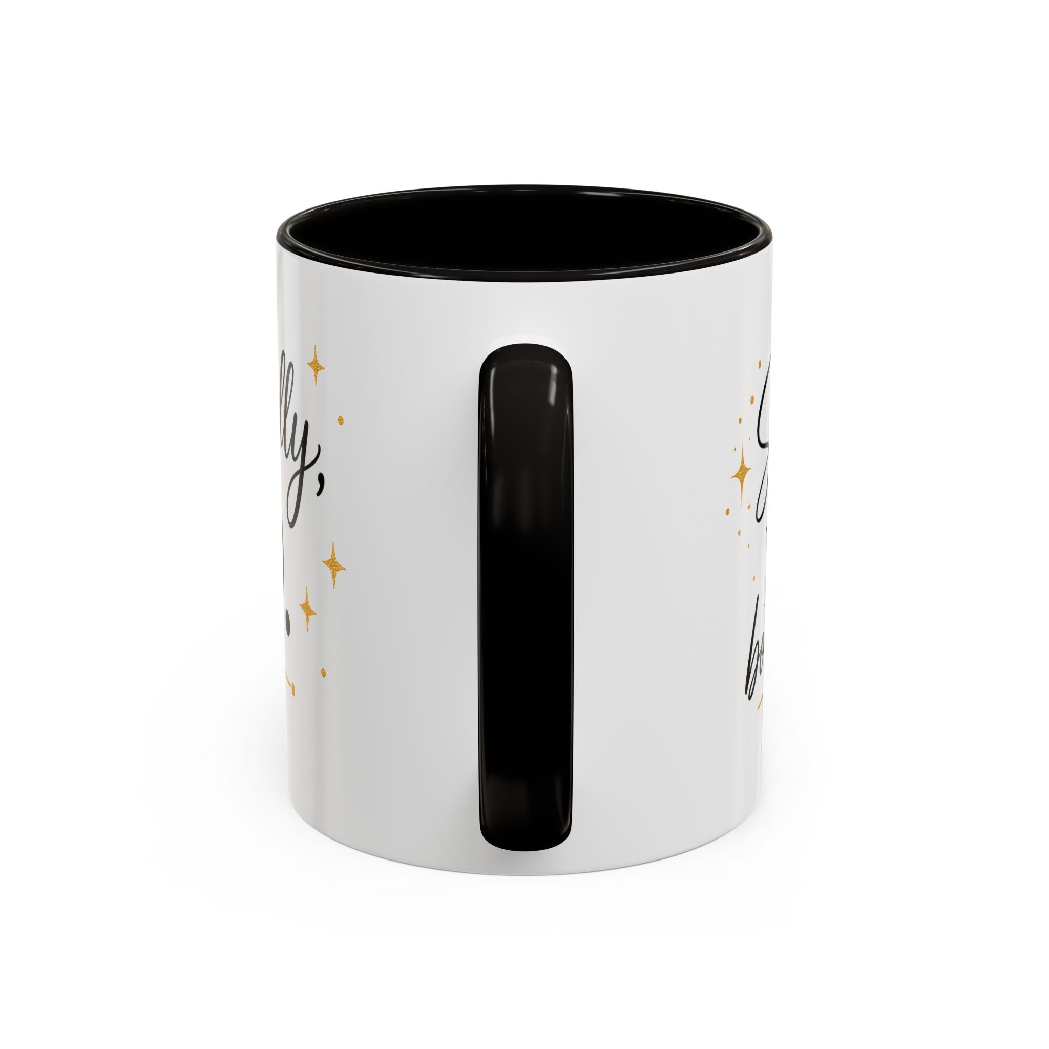 ❤️ Respectfully, NO.™ Accent Coffee Mug | Boundary Queen Collection | Red Interior Mug