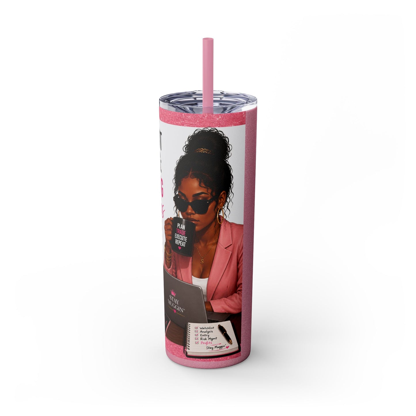 Current Status™: Trading Options Skinny Tumbler | 20 oz