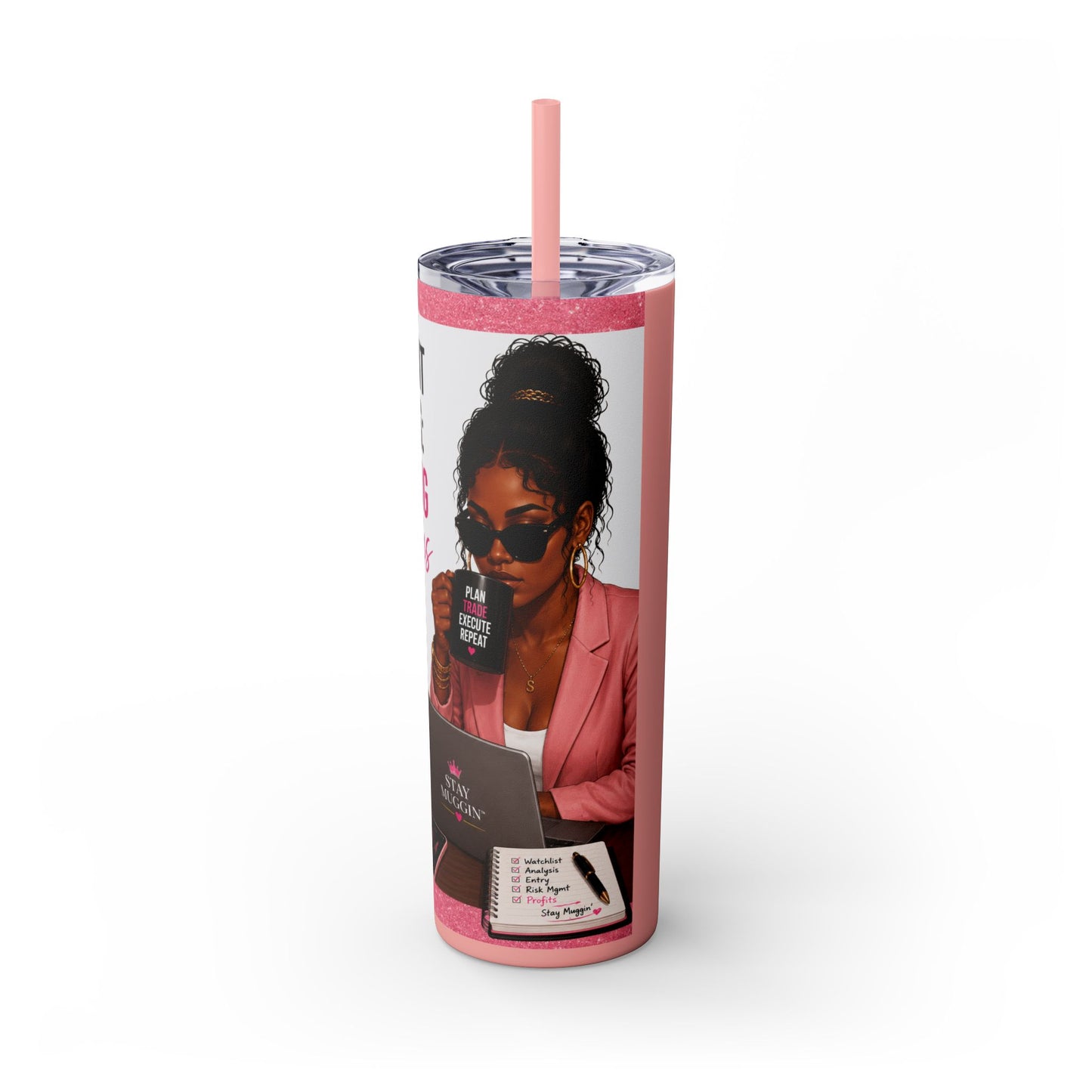 Current Status™: Trading Options Skinny Tumbler | 20 oz