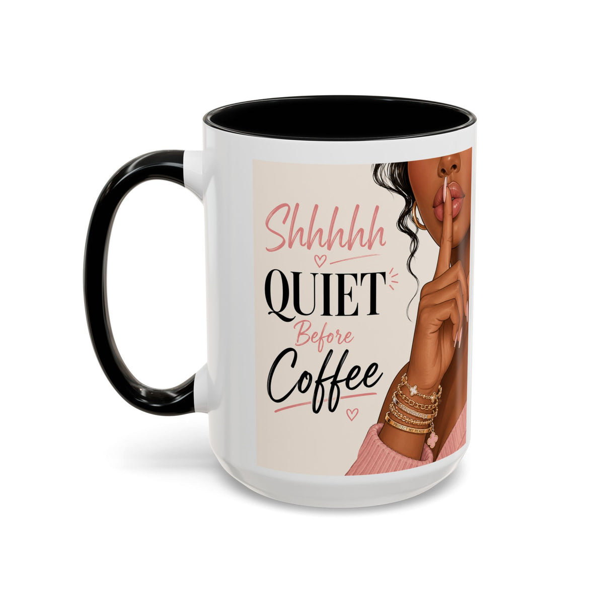 🤫 Quiet Before Coffee Mug
