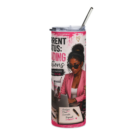 Current Status™: Trading Options Skinny Tumbler | 20 oz