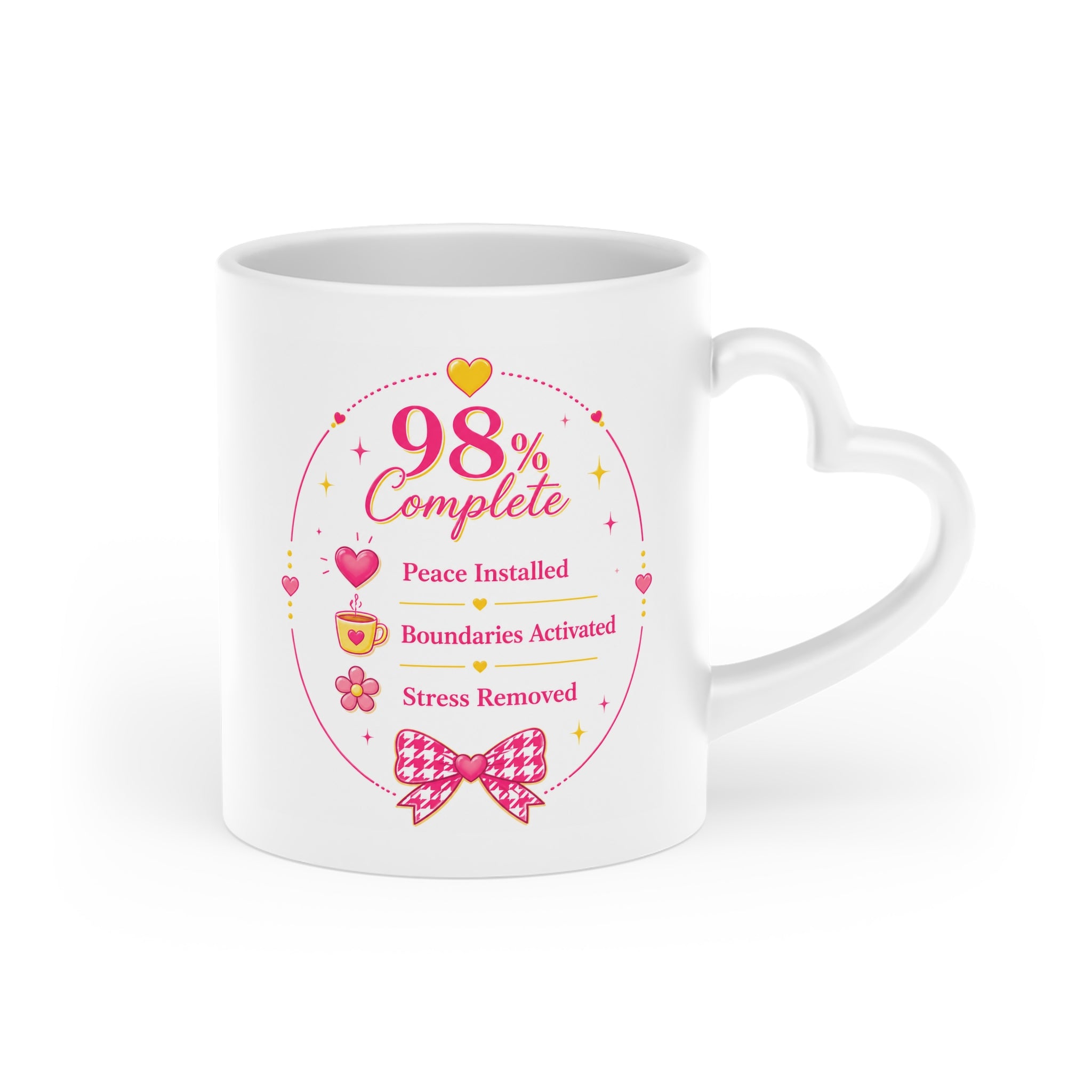 Soft Life Loading™ Heart Mug | Cute Coffee Mug for Soft Life Lovers