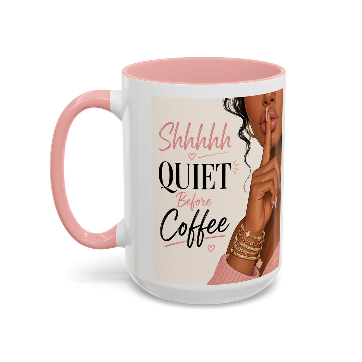 🤫 Quiet Before Coffee Mug
