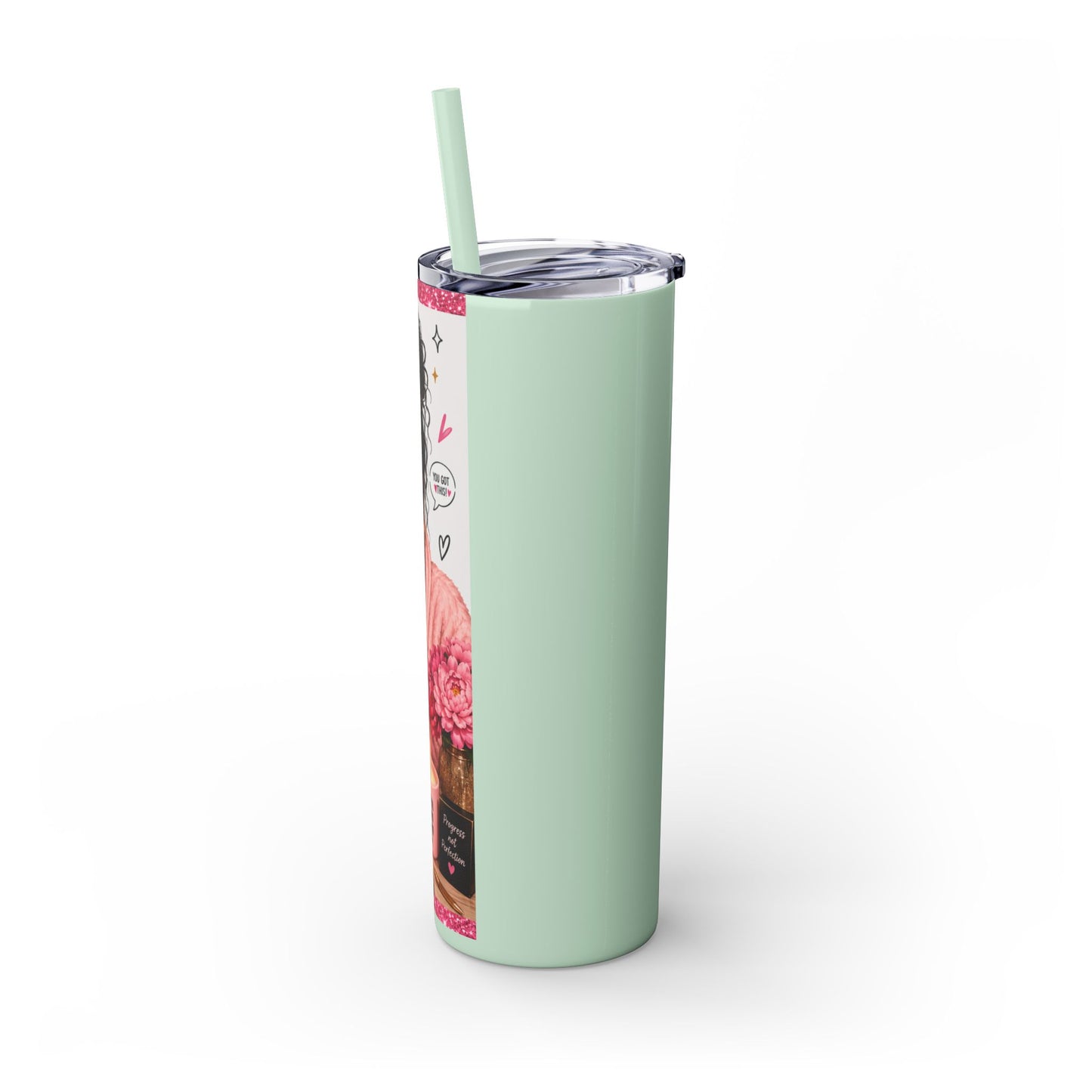Current Status™: Holding It Together (with Prayers & Good Vibes) Skinny Tumbler | 20 oz