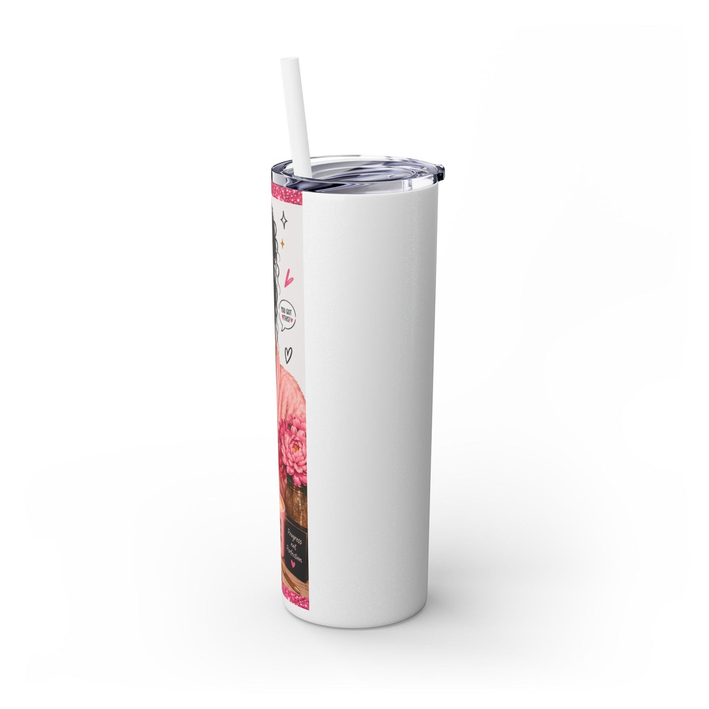 Current Status™: Holding It Together (with Prayers & Good Vibes) Skinny Tumbler | 20 oz